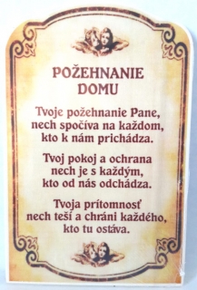 Obraz na dreve - požehnanie domu 