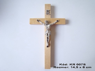 Kríž svetlý 14,5 x 8cm