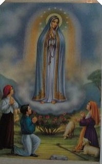 Obrázok s Fatimskou modlitbou zasvätenia...